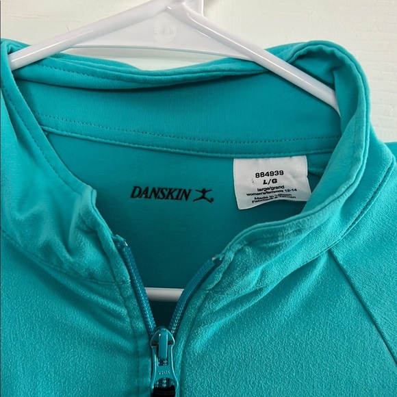 Danskin Blue Utility Jacket Lightweight Zip-Up - Picture 2 of 4